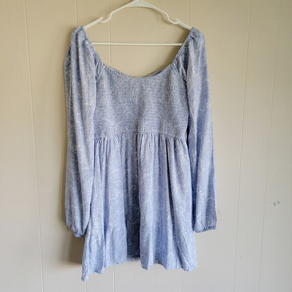 Hollister Long Sleeve Fit & Flare Mini Dress - Picture 2 of 3